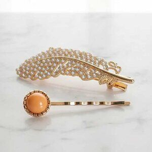 2/$21 *New* Ladies 2 Piece Flower Bobby Pin Hair Accessories